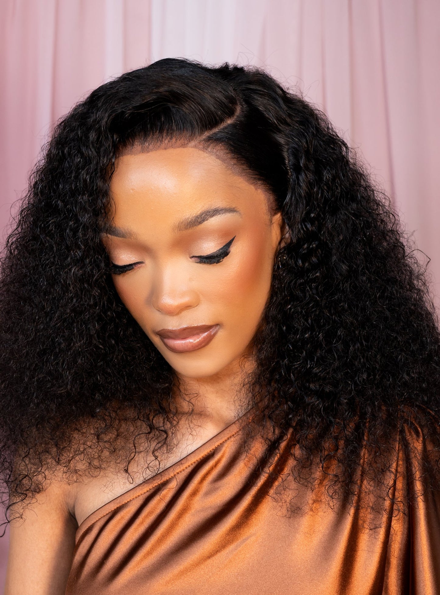 DIMPHO - Jerry Curl Brazilian 13x4 Lace Front Wig