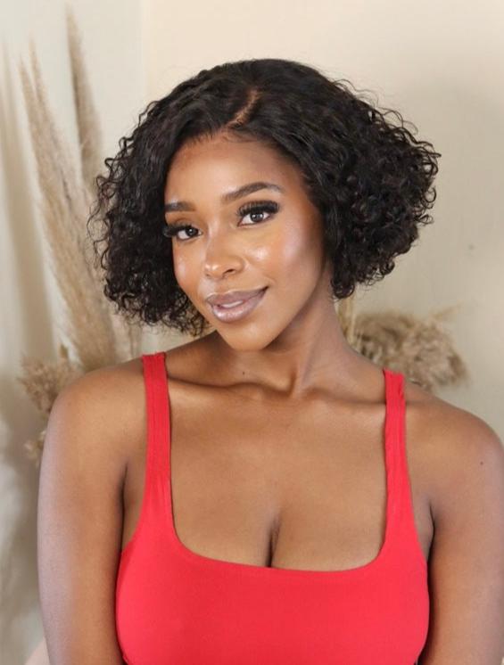 Peruvian 13x4 Lace Wig Lauren Bob 8 inch