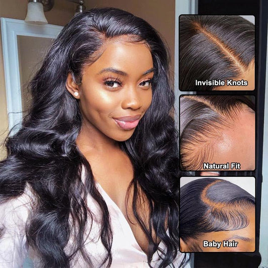 13X4 Lace Frontal Body Wave Wig Human Hair