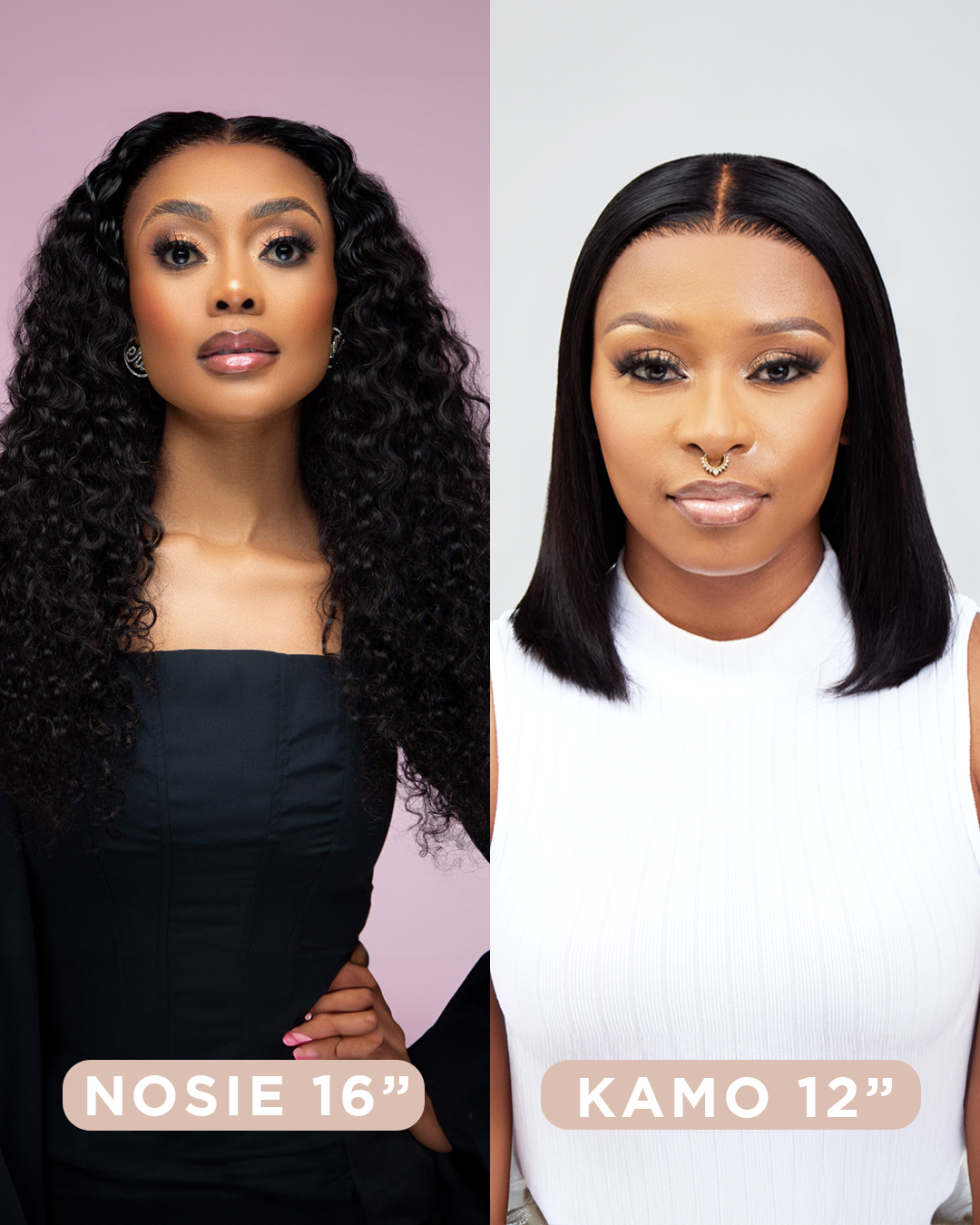 2 for 1 Wig Special - Kamo 10" & Nosie 16"