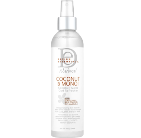 Design Essentials Coconut & Monoi Coconut Water Curl Refresher Spray 239ml