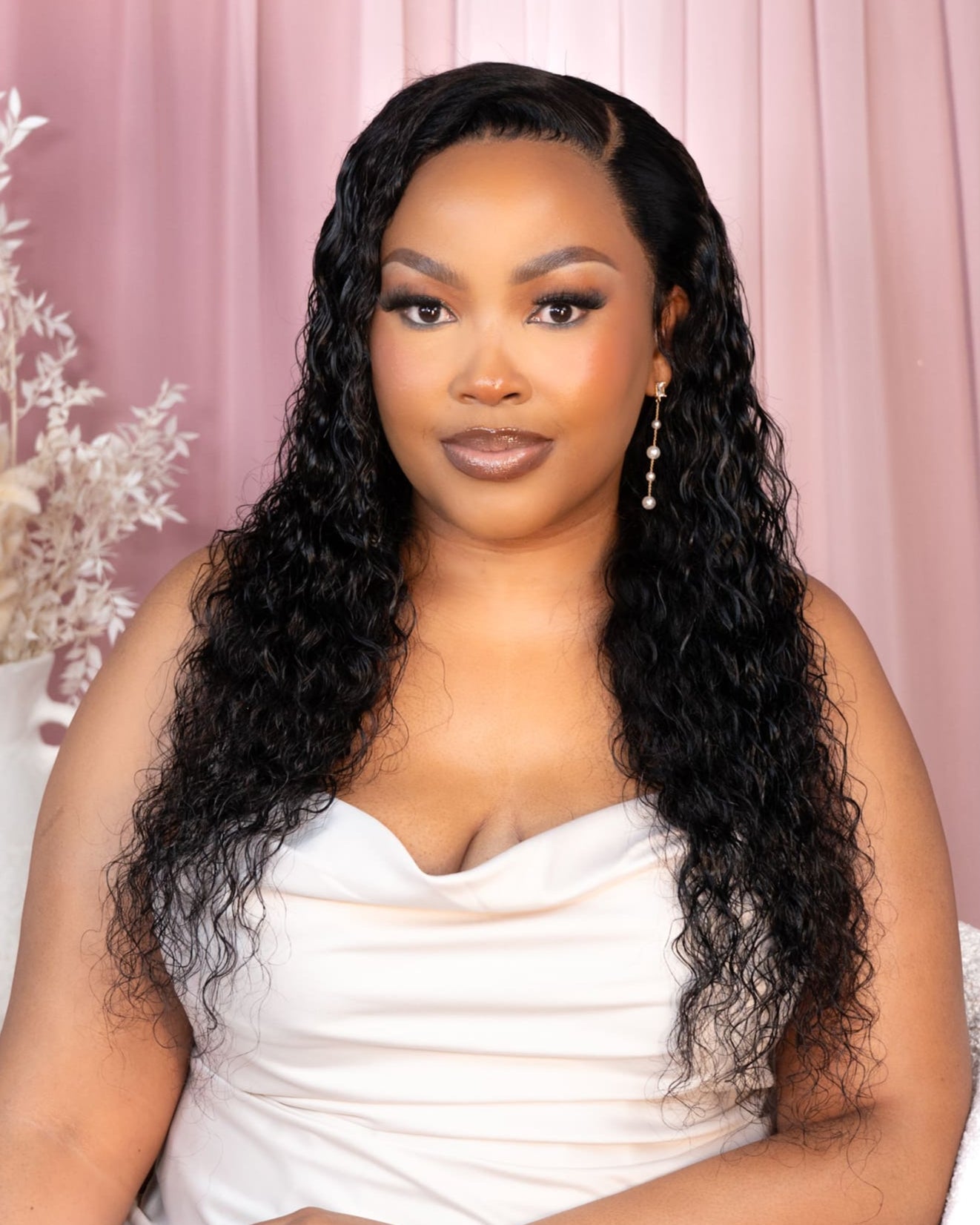 LUSANDA - Water Wave Brazilian 13x4 Lace Front Wig