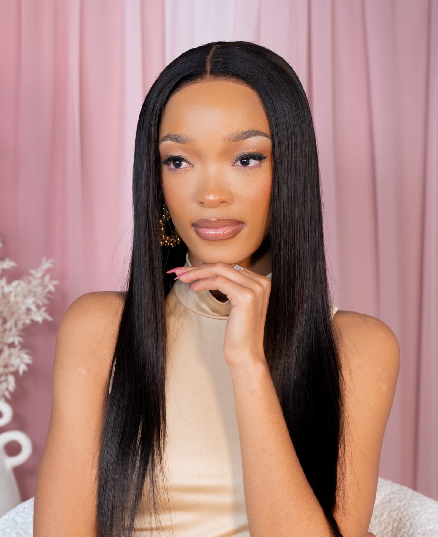 PHUMI - Brazilian 4x4 Blunt Cut Lace Wig