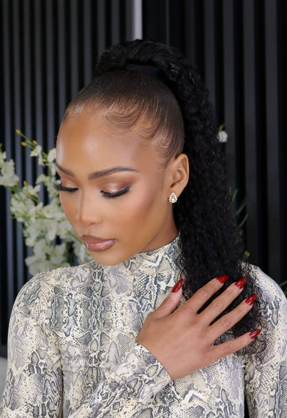 Brazilian Draw String Ponytail Jerry Curl