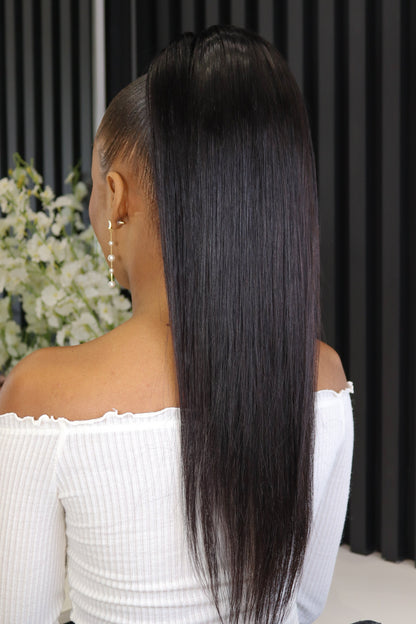 Brazilian Draw String Ponytail Straight