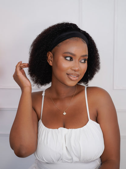 Brazilian Headband Wig - Kinky Curl - 12"