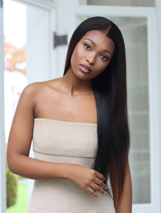 Peruvian LUX 13x4 Lace Frontal Wig Straight 22 Inch