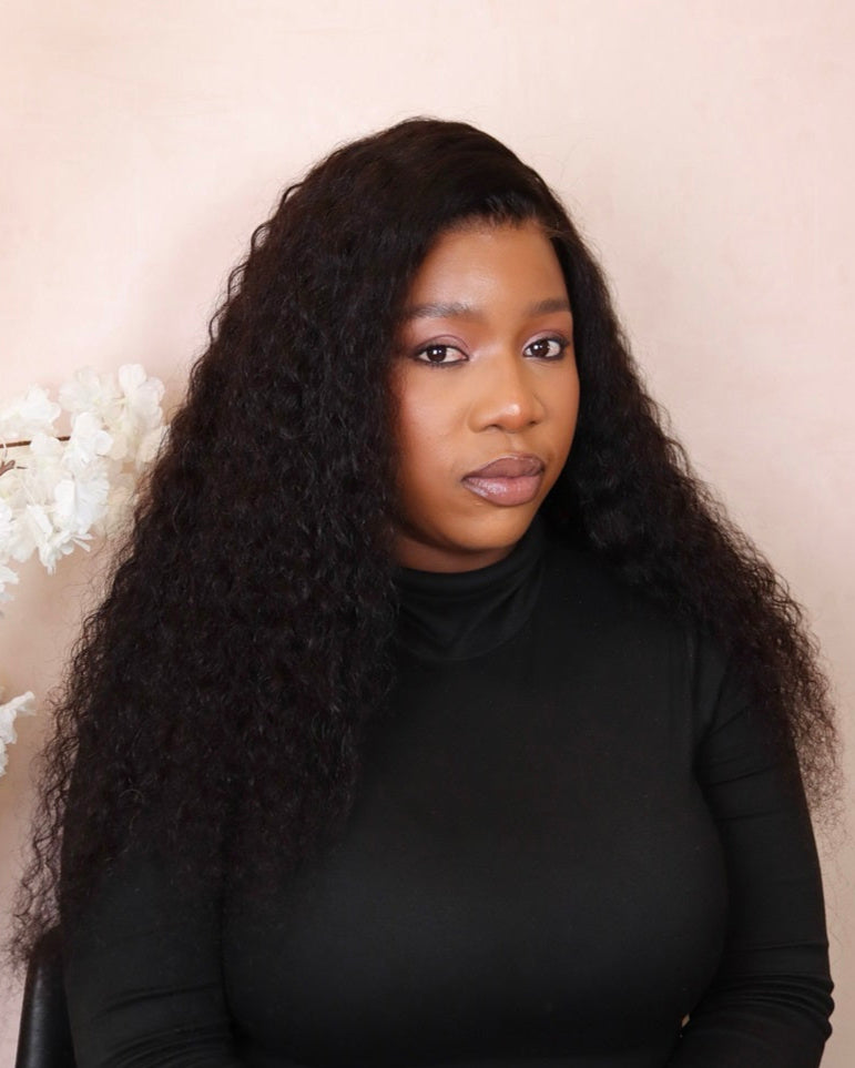 Cambodian 13x4 Lace Frontal Wig Deep Wave - Nat - 22"