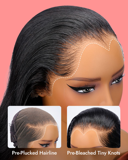 LAGOS Hairline Peruvian 5x5 Wig Straight bob 10 Inch