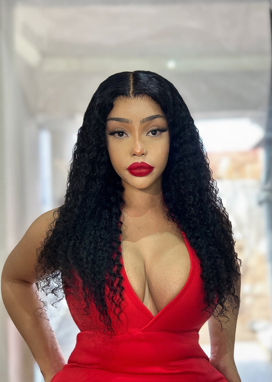Peruvian LUX 13x4 Lace Frontal Wig Deep Wave 22 Inch