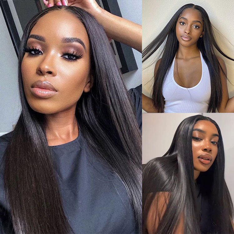 Superlove Hair 20 inch Glueless 5x5 Lace Closure Straight Invisible Knots Natural Virgin hair