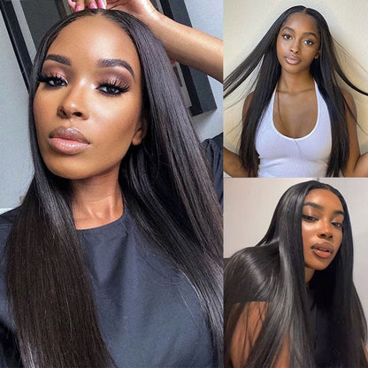 Superlove Hair 20 inch Glueless 5x5 Lace Closure Straight Invisible Knots Natural Virgin hair