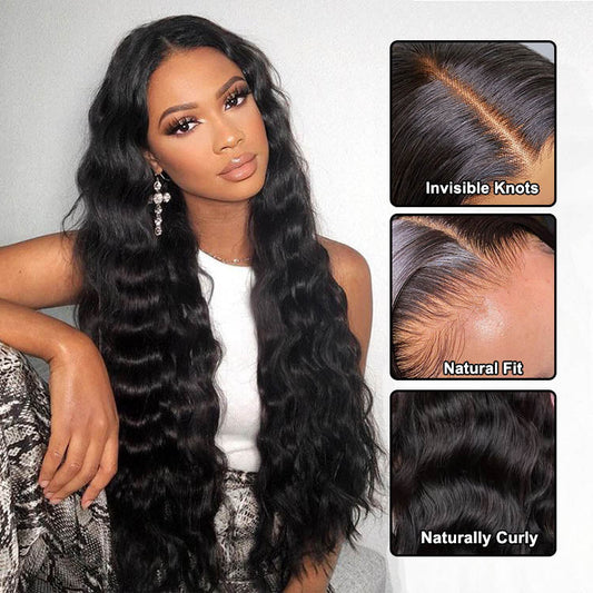 Superlove Hair 4x4 Body Wave Peruvian Human Hair Wigs With Baby Hair For Black Women