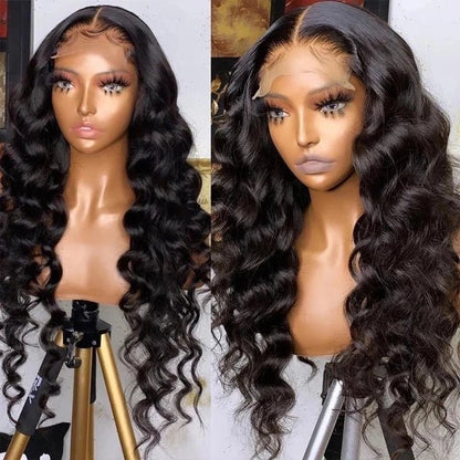 Superlove Hair 4x4 Body Wave Peruvian Human Hair Wigs With Baby Hair For Black Women