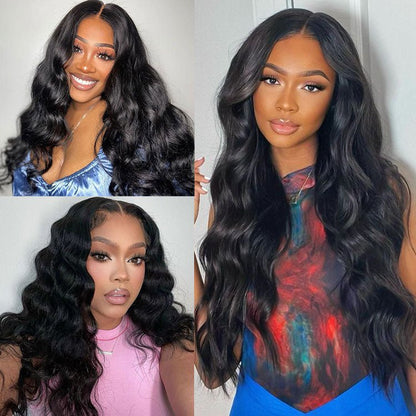 Superlove Hair 4x4 Body Wave Peruvian Human Hair Wigs With Baby Hair For Black Women