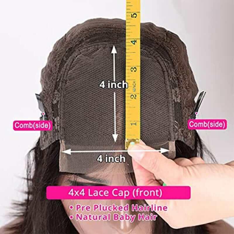 Superlove Hair 4x4 Body Wave Peruvian Human Hair Wigs With Baby Hair For Black Women