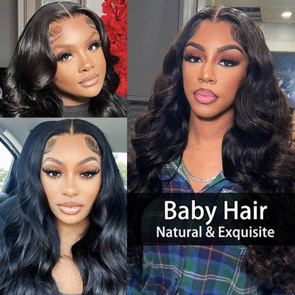 Superlove Hair 4x4 Body Wave Peruvian Human Hair Wigs With Baby Hair For Black Women