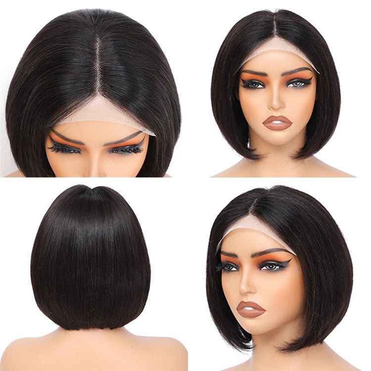 Worth Having-Superlove Glueless Straight HD lace human hair Anti-slip tape breathable Cap bob wig