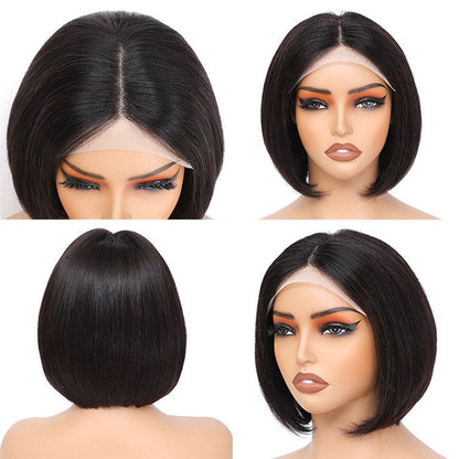 Worth Having-Superlove Glueless Straight HD lace human hair Anti-slip tape breathable Cap bob wig